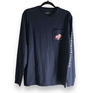 Vineyard Vines Shirt‎ Mens Size Small Long Sleeve Thanksgiving Whale Turkey Logo